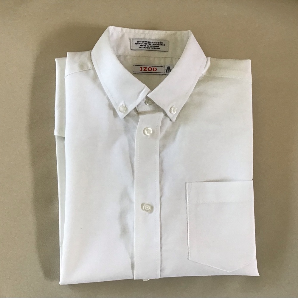 NWT IZOD Boys Dress Shirt, Size 18